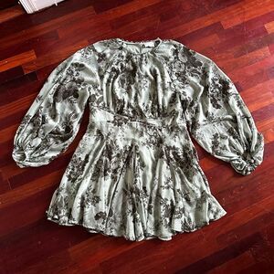 ASOS Curve Floral Mini Dress 16